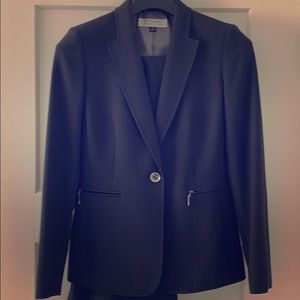 NWOT Never Worn! Tahari Black Pinstripe Power Suit